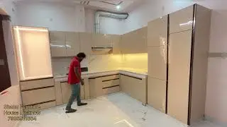 Modular kitchen design || Acrylic kitchen Design  Pantry Design || Kitchen Pantry #acrylic #kitchen 