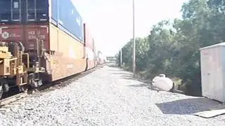 Union Pacific Z-Train with AC44CCTE (C44ACCTE) leader