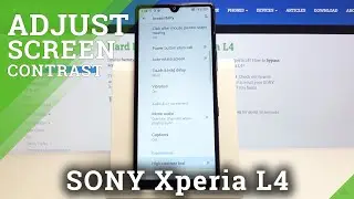 How to Set High Contrast in SONY Xperia L4 &ndash; Adjust Screen Contrast