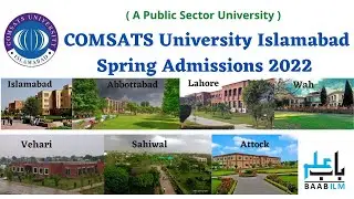 COMSATS Islamabad Admissions 2022 | BS/MS/PhD Programs | Admission Schedule, Entry Test, Merit Lists