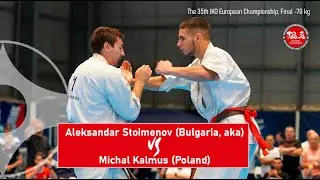 35th IKO EC, Final -70 Aleksandar Stoimenov (Bulgaria, aka) - Michal Kalmus (Poland)