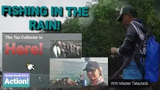 Fishing in the rain at Bicol Sorsogon