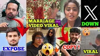 Sourav joshi Marriage videos viral || Flying Beast expose Dhruv radhi || Nishu tiwari angry 😡 || 