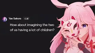 I Tried Rizzing Up Yae Sakura 💀 | Character.ai