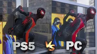 Spiderman 2 | PS5 vs PC | Fidelity Mode | PC 4K Max Settings | HDR