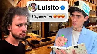 Me hago pasar por critico en el restaurante de Luisito Comunica // Andy