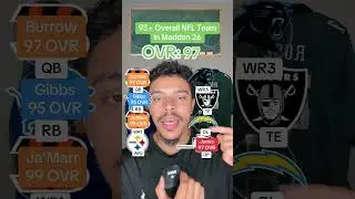 Соберите команду NFL с общим рейтингом 93+ в Madden 26 😎