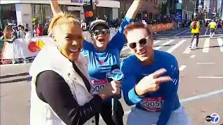 Spectators cheer on family members, other runners in TCS NYC Marathon