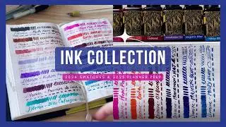 My 2024 Ink Collection! ✧ Prepping for 2025 | Hobonichi Talks & Swatching