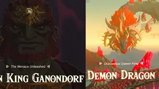 Legend of Zelda Tears of Kingdom Final Boss - Demon king Ganondorf