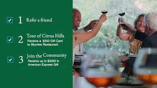 Become a Citrus Hills Ambassador | Exclusive Resident Rewards