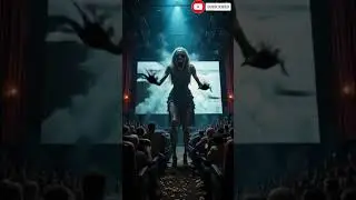 SHE CRAWLED OUT OF THE SCREEN&hellip; IN A MOVIE THEATER 😱🎥 #short #reelsviralvideo #youtubeshorts #cgiart