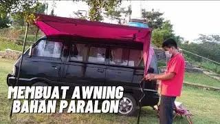 Membuat Awning Sederhana Bahan Paralon dan Flysheet