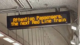 (MBTA) Red Line Braintree Train Branch Announcement & Arriving at Park Street Station [4/17/22]