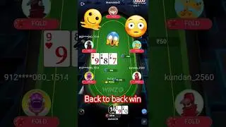 Nice game play omaha 🫠🥰😘#poker #onlineearning #onlinepoker #winzo #mpl #bigcash #pokerwithram #card