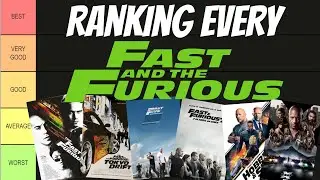 Ranking EVERY Fast And The Furious Movie (Including Fast X) - Tier Maker List