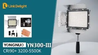 Yongnuo 300-III Bi-Color On-Camera LED Video Light -- Linkdelight.com