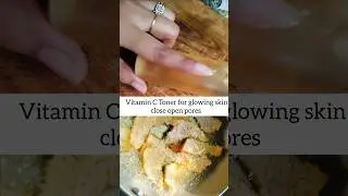 DIY Orange peel toner for glowing skin vitamin c gives brightness & clear skin #toner #diy #ytshorts
