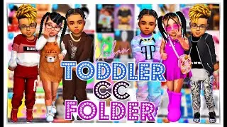 Toddler CC FOLDER || CLOTHES, ACCESSORIES, SHOES!! || The Sims 4