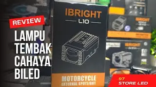 Lampu tembak tapi cahaya biled !!! IBRIGHT L10 . 