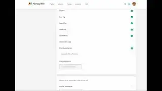 MemoryWeb Memory Stamp Settings