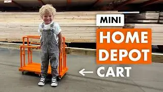 DIY Mini Home Depot Lumber Cart for Kids &ndash; Full Build & Plans!