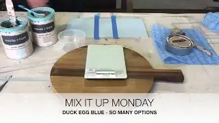 Mezzie + Frank colour mixing tutorial - duck egg blue