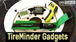 TireMinder RV Gadgets - Tire Gauge + IR Gun & Fridge Thermometers