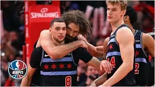 Zach LaVine closes out dramatic Bulls vs. 76ers matchup | NBA Highlight