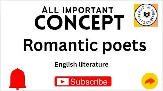 All imp. facts about Romantic poets #uptgt #uptgt/pgtpreparation