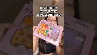 FIVE BELOW HAUL🤩 #fivebelow #fivebelowfinds #fivebelowhaul #fivebelowshopwithme #handsanitizer