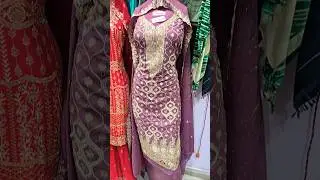 TRENDING DRESS MATERIAL AVAILABLE HEAVY STONE WORK DRESS 👗 AVAILABLE CALL 📞 WHATSAPP 8309883830