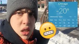 I vlogged during the polar vortex (very cold)