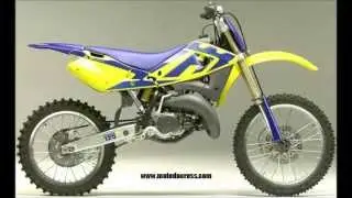 Evolution of Husqvarna cr-tc 125 from 1972 to 2014.