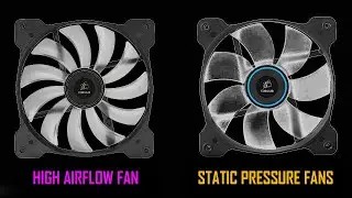 High Airflow Fans vs Static Pressure Fans  بالتونسي