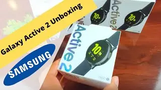 Распаковка Samsung Galaxy Active 2 (44 мм, цвет морской волны)