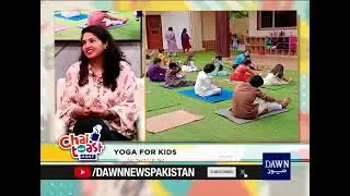 Spoke about Kids Yoga benefits on morning show #karachi #pakistan #dawn #handstanding #tv #2024