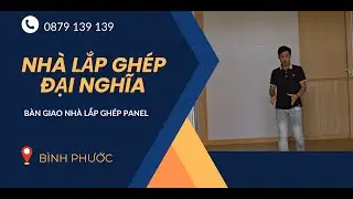 Bình Phước | Bàn giao nhà lắp ghép bằng tấm panel 95m2.#congtydainghia #ecodainghia