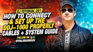 DJ Tutorial 201 | How to Connect & Set Up the DDJ-1000 Properly | Cables + System Guide