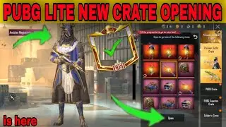 PUBG LITE NEW CRATE OPENING🔥season 20 tier all rewards confirm😱new update 0.26.0 is here/#lovexarmy