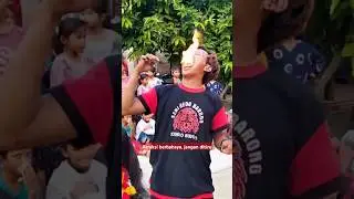 𝙈𝙖𝙠𝙖𝙣 𝘼𝙥𝙞 🔥🔥 #shorts #jaranan #barongan #barong #jathilan