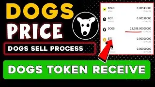 Dogs Token Sell Process 🤑 Dogs Token Price 😱 Gatio Dogs Pre Mint Listing Price 💸