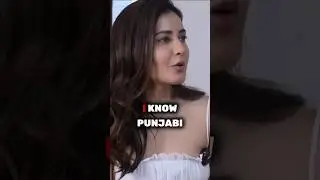 Rashi Khanna - I know punjabi telugu | #shorts #rashikhanna #bollywood #viral #motivation