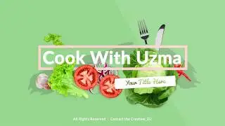 10C Cooking Text intro | Animation All in One |