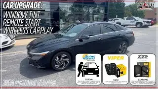 3 Must-Have Upgrades for Your 2024 Hyundai Elantra! | Tint, Remote Start & Wireless CarPlay