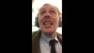 The Rev. Dr. Funkenstein delivers a powerful subway sermon