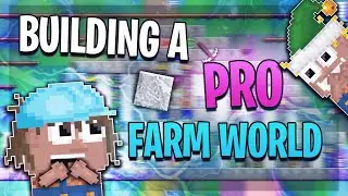 BUILDING A PRO FARM | Growtopia