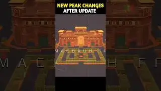 New Peak Changes After Ob50 Update 😱 Garena free fire max #shorts #freefire #shortsfeed #trending