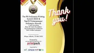 SELAMAT & SUKSES TOP10 PRINTERPRENEUR AWARDS 2023