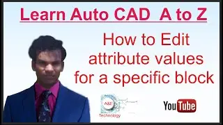 How to edit attribute values for a specific block